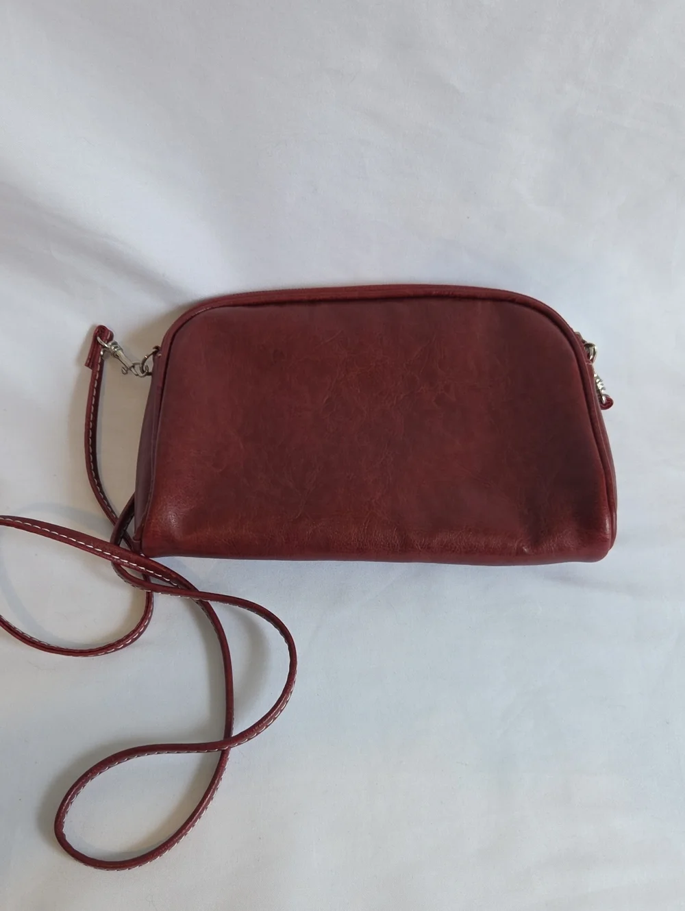 Classic Women's Crossbody Bag in Deep Burgundy